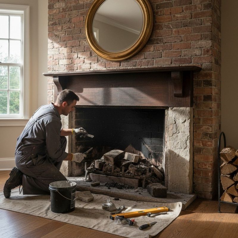 Local Fireplace Remodeling pros at work